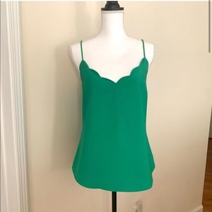 J Crew Scallop Cami Top